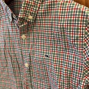 Vineyard Vines Boys Cotton Check Shirt
